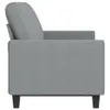 vidaXL 3-Sitzer-Sofa Hellgrau 180 cm Stoff Produktbild-Vorschau 4