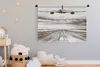 MuchoWow® Wandteppich Wandbehang Flugzeug - Luft - Schwarz Produktbild-Vorschau 3