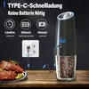 2er Pack Elektrische Gewürzmühle, Elektrische Salz- und Produktbild-Vorschau 6