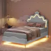 CDGlobal Łóżko tapicerowane pojedyncze 90x200 cm, łóżko Podgląd zdjęcia produktu 6