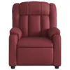 Fauteuil inclinable Rouge bordeaux Similicuir Voir les images du produit 6