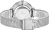 Alienwork Armbanduhr Damen Silber Metall Mesh Armband Produktbild-Vorschau 4