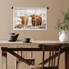 MuchoWow® Wandteppich Wandbehang Scottish Hochlandrind - Produktbild-Vorschau 6