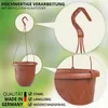 Blumentopf Hängeampel 15 cm Durchmesser Farbe Terrakotta Produktbild-Vorschau 2