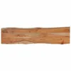 A wooden tabletop with a live edge, presented on a white background. Náhled obrázku produktu