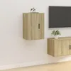 The Living Store TV-Wandschränke 2 Stk. Sonoma-Eiche Produktbild-Vorschau 4
