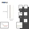 ProfileXXL PVC Abschlussprofil, Abschlussleiste, Produktbild-Vorschau 2