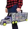 Dickie Toys Spielzeug Truck - Polizei Police Truck Carry Produktbild-Vorschau 5