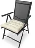 Sunnypillow 4er Set Stuhlkissen mit Bändern 40x40 cm Produktbild-Vorschau 4