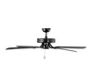 Stropní ventilátor Pearl Black 132 cm se stahovací šňůrou Náhled obrázku produktu 3