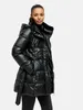 Tazzio Damen Steppmantel F802 (Schwarz, L) Produktbild-Vorschau 6