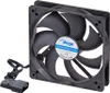 Akyga System fan 12 cm black AW-12A-BK Molex 120x120 mm, Produktbild-Vorschau 1
