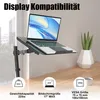 Laptop-Ständer, Laptop Tray Desk Mount für 1 Laptop Produktbild-Vorschau 4