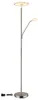 Globo Lighting Deckenfluter Metall Nickel matt, LED Produktbild-Vorschau 7