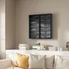 SoBuy Wandvitrine FSB113-H-DG an Wand montiert, gefüllt mit Sammlermodellen im Wohnzimmer Anteprima dell’immagine prodotto