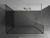Mexen Kioto Duschwand 3-teilig, 90x70x40cm, Gold gebürstet Produktbild-Vorschau 4