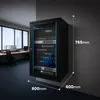 Extralink 19 Zoll Netzwerkschrank 15U 600x600 Wandschrank Produktbild-Vorschau 6