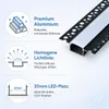 MasterLED profil pro sádrokarton, hliník, černý, 1 m – LED Náhled obrázku produktu 3