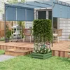 Vyvýšený záhon Outsunny s podpěrou pro šplhání, květinový Náhled obrázku produktu 7
