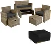 Salon de jardin Modena 3+2+1 avec housse de protection - Voir les images du produit 1