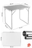 Campingtisch Klapptisch im Koffer Epifit 80x60X70cm Produktbild-Vorschau 7
