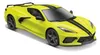 Maisto - 2020 Chevrolet Corvette Stingray Coupe Z51, žlutý, Náhľad obrázku produktu 1