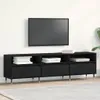 vidaXL TV-Schränk Schwarz Eichen-Optik 150 x 30 x 44,5 cm Produktbild-Vorschau 2
