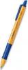 A single orange and blue pen is shown against a white background. Produktbild-Vorschau