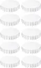 SucceBuy 10 x tovaglie rotonde 2286 mm, protezione Anteprima dell’immagine prodotto 1