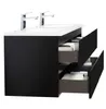 Meuble de salle de bain Angela 160 cm lavabo noir mat – Voir les images du produit 4