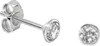 Solitär Ohrstecker Silber 925 Ohrringe mit Zirkonia 2.5 mm Produktbild-Vorschau 1