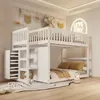 MODFU Lit Superposé 140x200 cm - Lit Enfant avec Voir les images du produit 1
