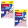 2x chiffon microfibre multi-usage Vileda Actifibre Soft Voir les images du produit 1