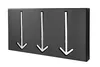 riess-ambiente Moderne Design Wandgarderobe ARROW 30cm Produktbild-Vorschau 8