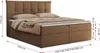 MKS MEBLE Boxspringbett 140 x 200 cm mit Bettkasten und Produktbild-Vorschau 6