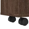 Badschrank Schmal mit Rollen Eichen-Optik Holzwerkstoff, Produktbild-Vorschau 8