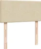 vidaXL Boxspringbett mit Matratze Creme 100x200 cm Stoff Produktbild-Vorschau 7