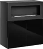Cassettiera con biocamino KATTA - nera Anteprima dell’immagine prodotto 2
