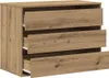 vidaXL Commode Artisan-Chêne 80x41x58 cm Bois composite Voir les images du produit 5