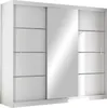 Schwebetürenschrank VISTA 250 cm mit Spiegel – moderner Produktbild-Vorschau 1