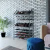 MetaloPro Casier à vin Burgundy – Support métallique noir Voir les images du produit 17