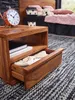 Wohnling Sheesham Massivholz Nachtkonsole mit Schublade und Produktbild-Vorschau 12