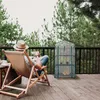 Serra da balcone Relaxdays, pellicola in PVC, acciaio, A x Anteprima dell’immagine prodotto 5