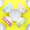 Split czerwone paski 6x miska na płatki Ø14cm 400ml Podgląd zdjęcia produktu 4
