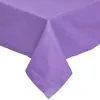 HOMESCAPES Tischdecke lila 137 x 137 cm, 100% Baumwolle Produktbild-Vorschau 2