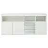 Merax Hochglanz Sideboard mit LED, Wohnzimmerschrank mit 3 Produktbild-Vorschau 12