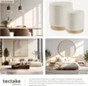 Set 2 tabourets ORCHIDE tissu bouclé rembourrés avec espace Voir les images du produit 7