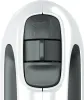 Close-up of the controls on a white and gray hand mixer. Produktbild-Vorschau