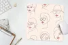 MuchoWow® Mauspad Mousepad Frau - Linienkunst - Muster - Produktbild-Vorschau 5