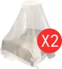 vidaXL Moustiquaire 2 pcs. Ronde 56x325x230 cm Voir les images du produit 8
